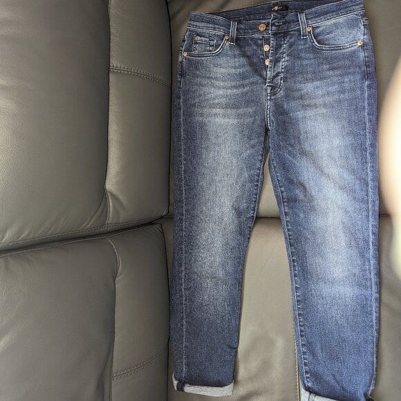 Left hand button fly 7fam - Josefina Ankle Jean - sz.27 - Picture 1 of 16